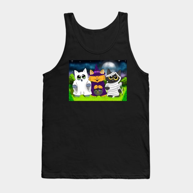 Trick or treating kittens Tank Top by MelanieJeyakkumar